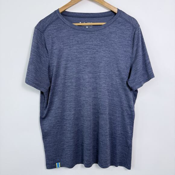 Chubbies Performance T‎ Shirt Mens Size L Heathered Blue The Weekend Has Arrived - Picture 1 of 7